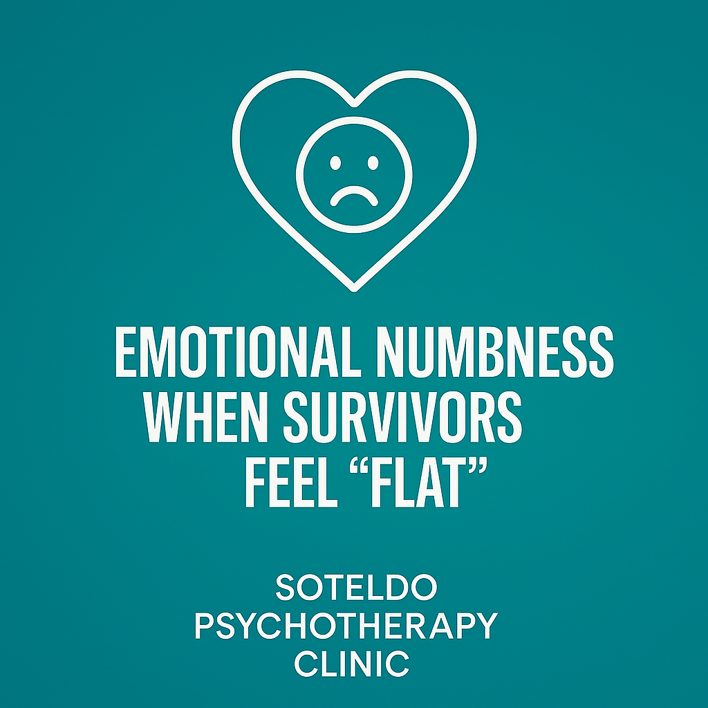 Illustration representing emotional numbness and feeling disconnected.