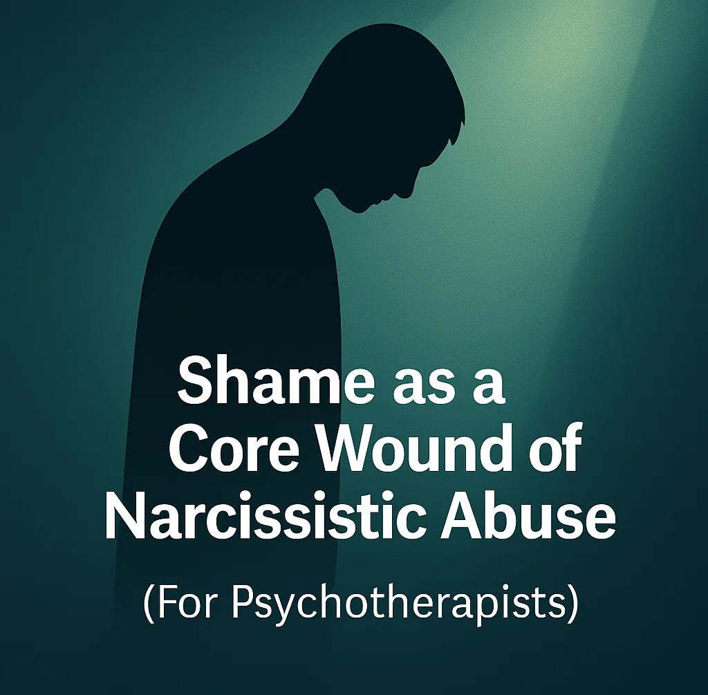 Illustration representing internalized shame associated with narcissistic abuse.