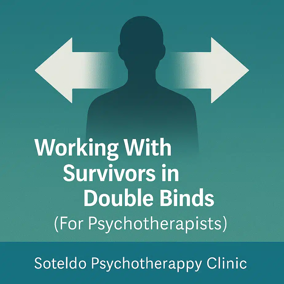 Illustration representing psychological double binds and conflicting demands.