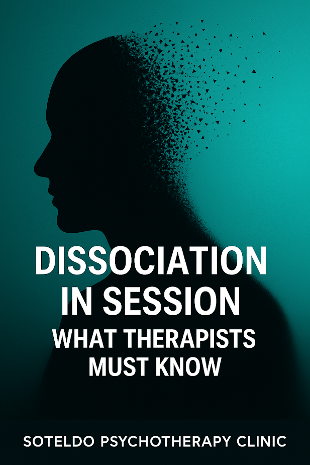 Illustration representing dissociation and psychological fragmentation.