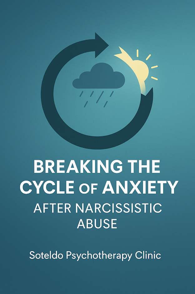 Illustration representing breaking cycles of anxiety and emotional recovery.