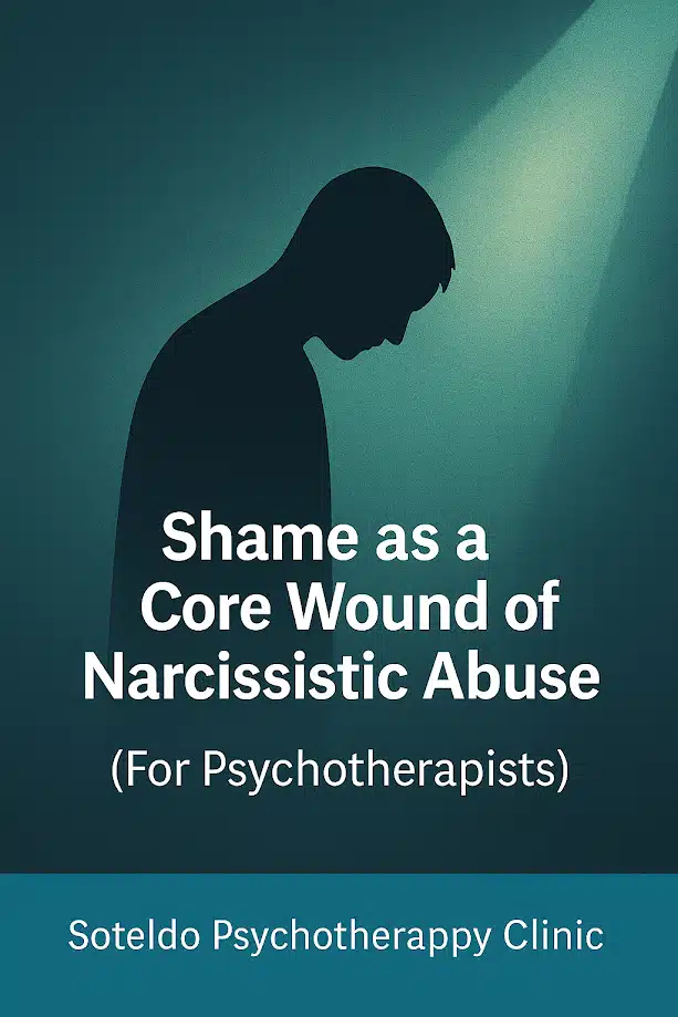 Illustration representing internalized shame associated with narcissistic abuse.