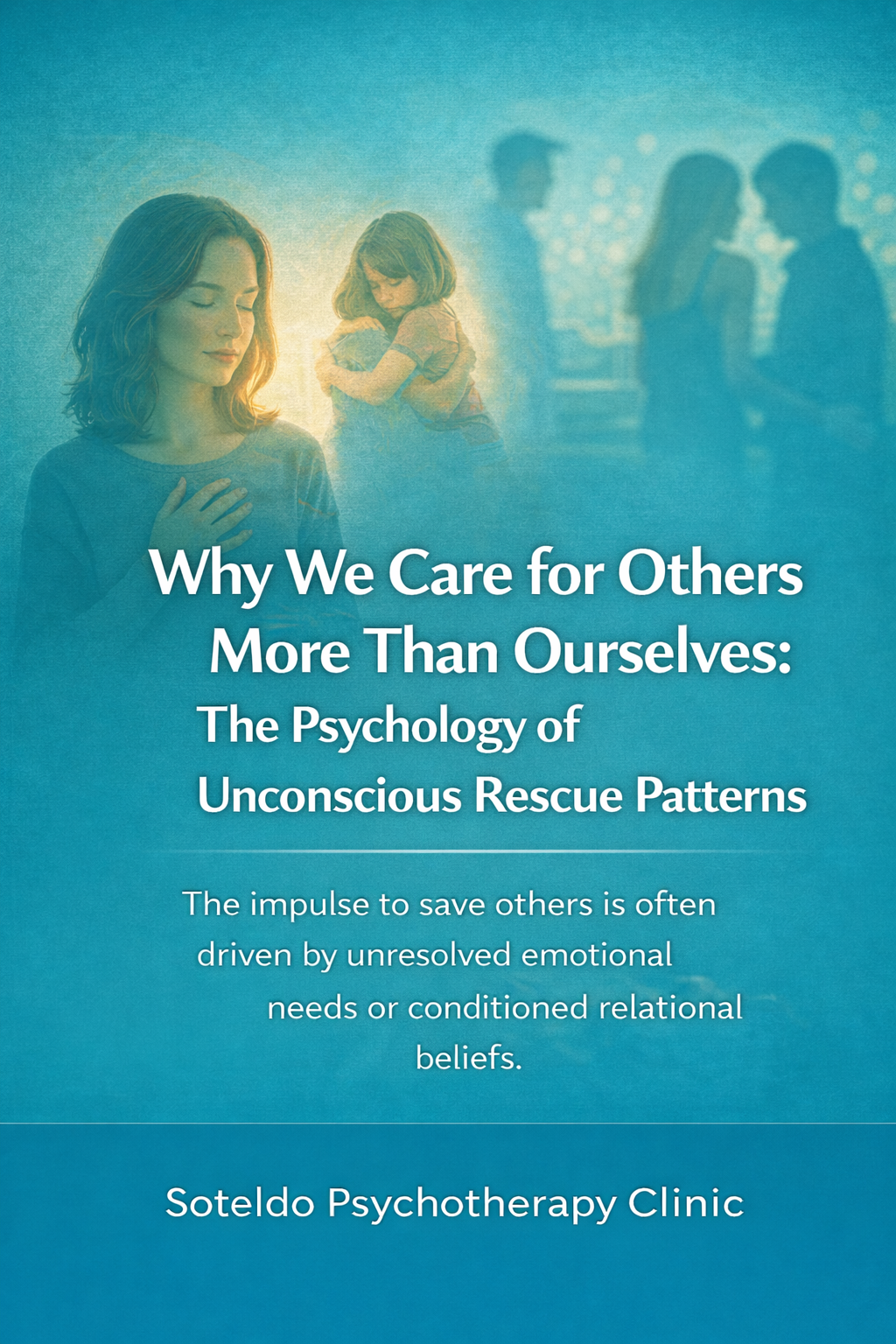 Illustration representing unconscious rescue patterns and the tendency to prioritize others’ needs over one’s own