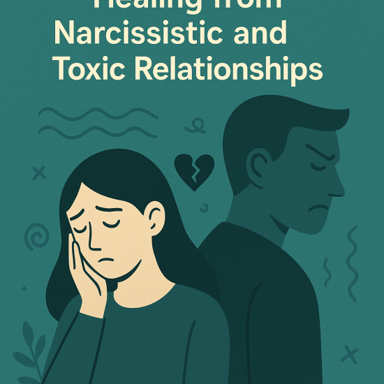 Illustration of emotional distress and separation in a toxic relationship