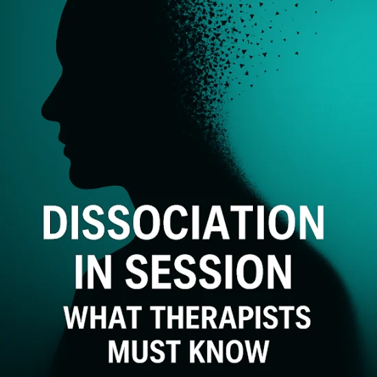 Illustration representing dissociation and psychological fragmentation.
