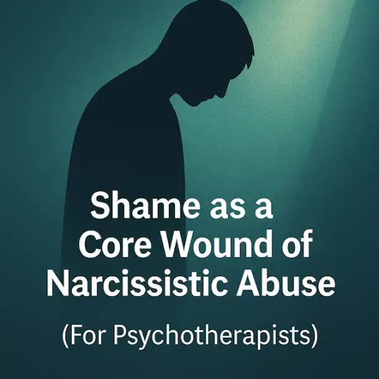Illustration representing internalized shame associated with narcissistic abuse.